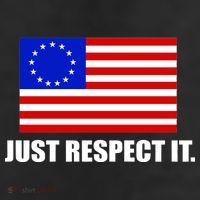 Betsy Ross Flag Just Respect It 11oz C Handle Ceramic Mug