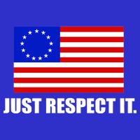 Betsy Ross Flag Just Respect It 16 in Basic Backpack