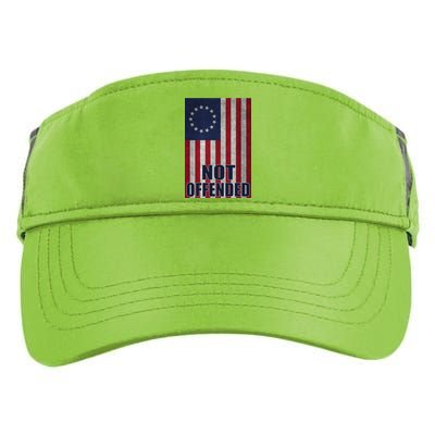 Betsy Ross Flag Not Offended 13 Stars For Protesters Adult Drive Performance Visor