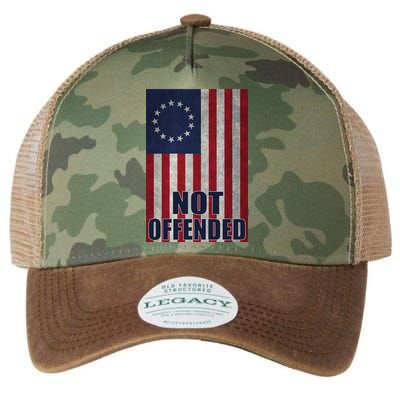 Betsy Ross Flag Not Offended 13 Stars For Protesters Legacy Tie Dye Trucker Hat
