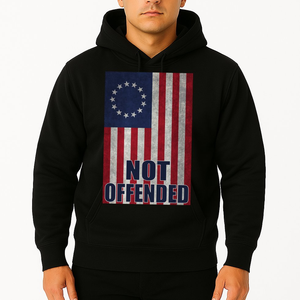 Betsy Ross Flag Not Offended 13 Stars For Protesters Hoodie