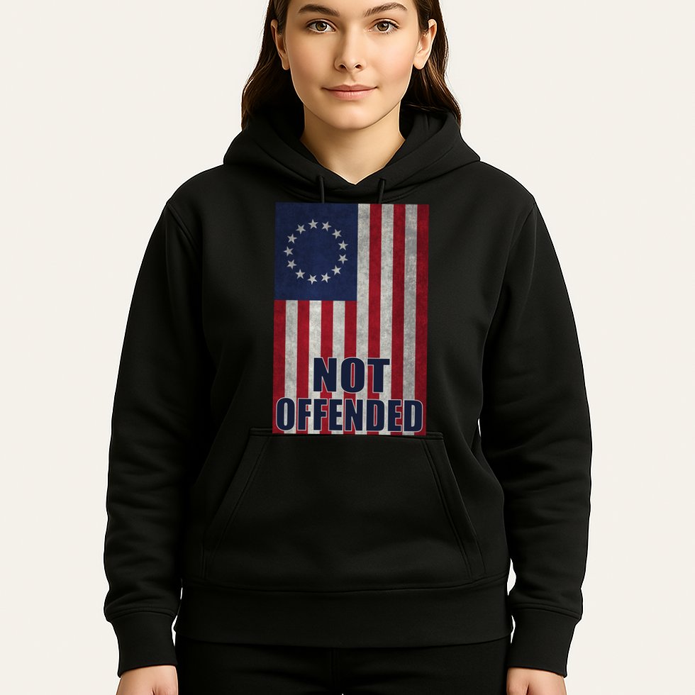 Betsy Ross Flag Not Offended 13 Stars For Protesters Hoodie