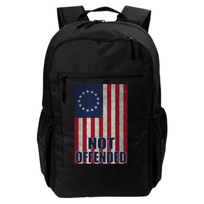 Betsy Ross Flag Not Offended 13 Stars For Protesters Daily Commute Backpack