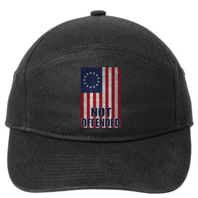 Betsy Ross Flag Not Offended 13 Stars For Protesters 7-Panel Snapback Hat