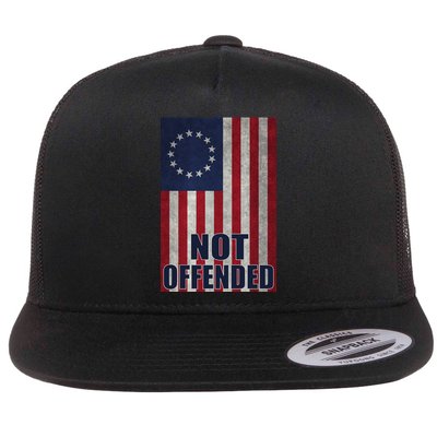 Betsy Ross Flag Not Offended 13 Stars For Protesters Flatbill Hat