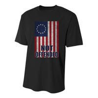 Betsy Ross Flag Not Offended 13 Stars For Protesters Youth Performance Sprint T-Shirt