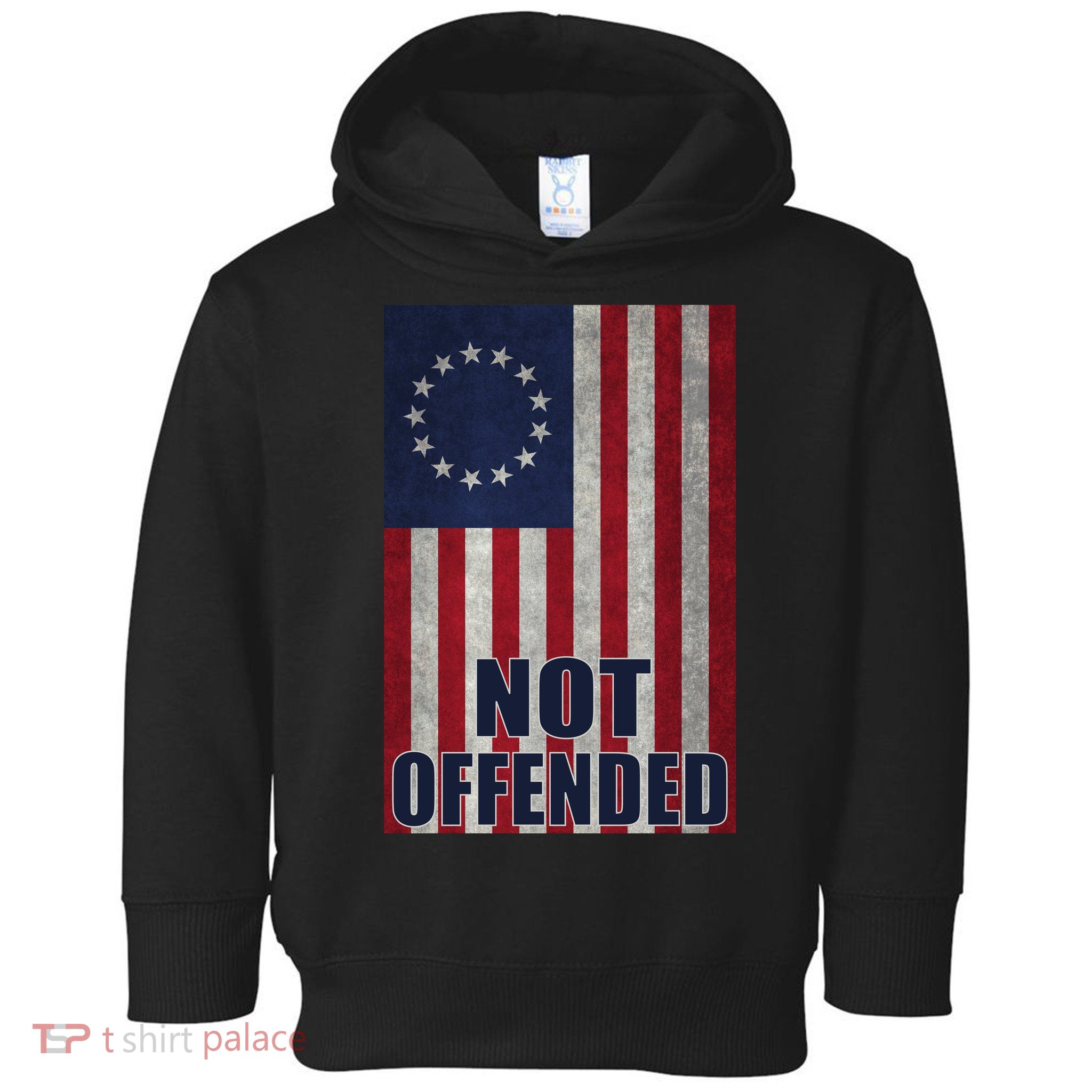 Betsy Ross Flag Not Offended 13 Stars For Protesters Toddler Hoodie
