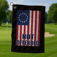 Betsy Ross Flag Not Offended 13 Stars For Protesters Golf Towel