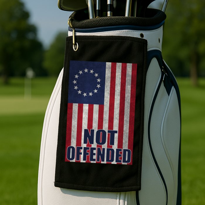 Betsy Ross Flag Not Offended 13 Stars For Protesters Golf Towel