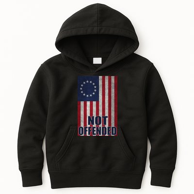 Betsy Ross Flag Not Offended 13 Stars For Protesters Kids Hoodie