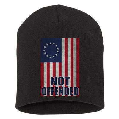 Betsy Ross Flag Not Offended 13 Stars For Protesters Short Acrylic Beanie