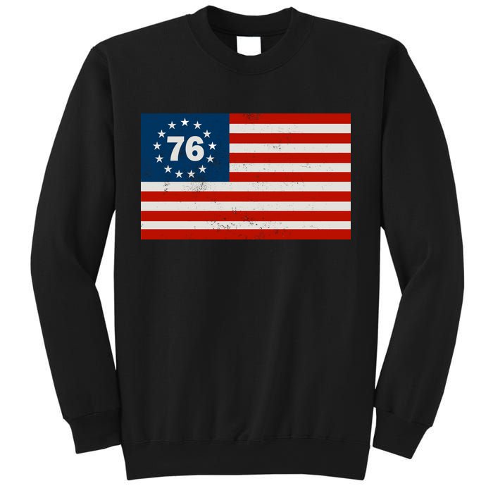 Betsy Ross Flag United States of America 1776 Sweatshirt