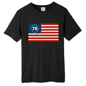 Betsy Ross Flag United States of America 1776 Tall Fusion ChromaSoft Performance T-Shirt