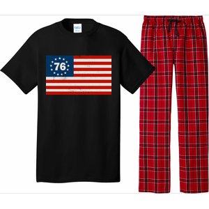 Betsy Ross Flag United States of America 1776 Pajama Set