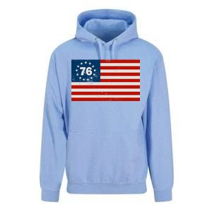 Betsy Ross Flag United States of America 1776 Unisex Surf Hoodie