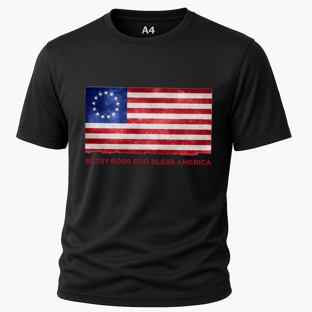 Betsy Ross God Bless America Performance Shirt