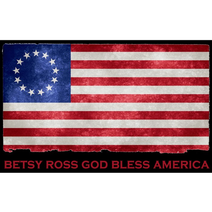 Betsy Ross God Bless America Bumper Sticker