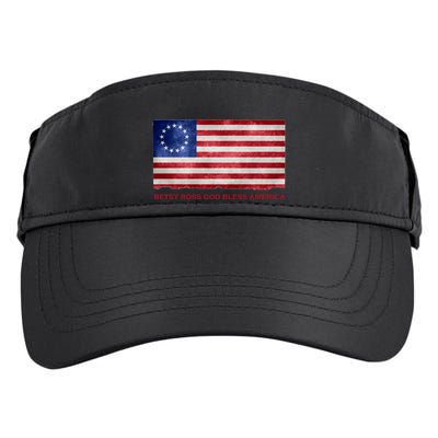 Betsy Ross God Bless America Adult Drive Performance Visor