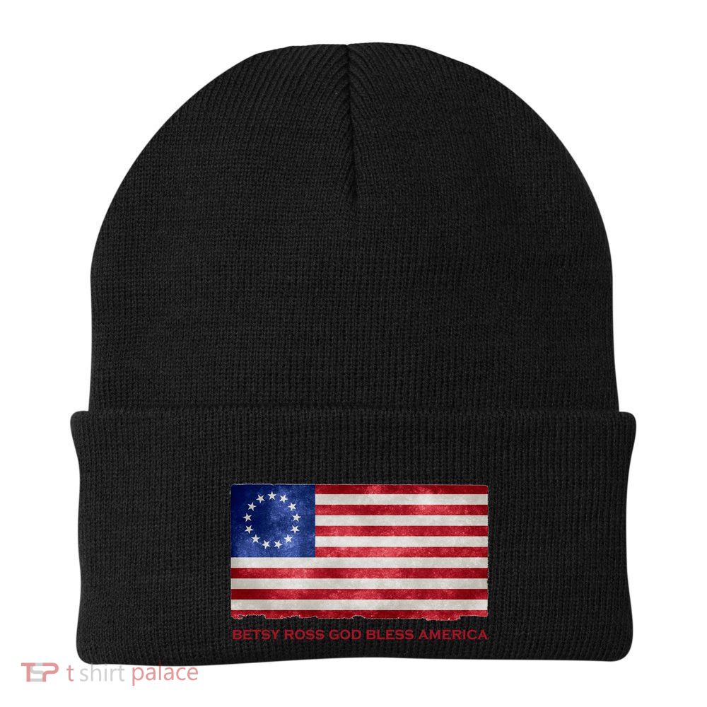 Betsy Ross God Bless America Beanie