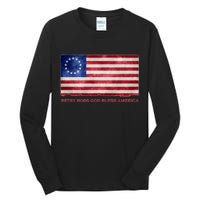 Betsy Ross God Bless America Tall Long Sleeve T-Shirt