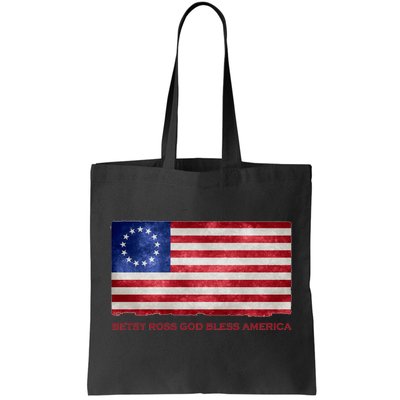 Betsy Ross God Bless America Tote Bag