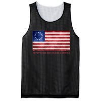 Betsy Ross God Bless America Mesh Reversible Basketball Jersey Tank