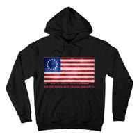 Betsy Ross God Bless America Tall Hoodie