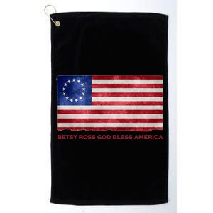 Betsy Ross God Bless America Platinum Collection Golf Towel