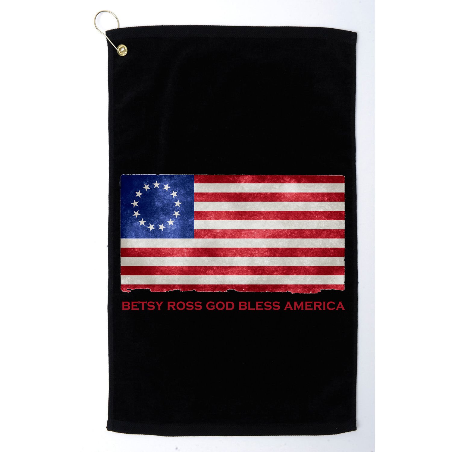 Betsy Ross God Bless America Golf Towel