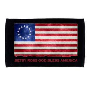 Betsy Ross God Bless America Microfiber Hand Towel