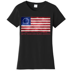 Betsy Ross God Bless America Women's T-Shirt