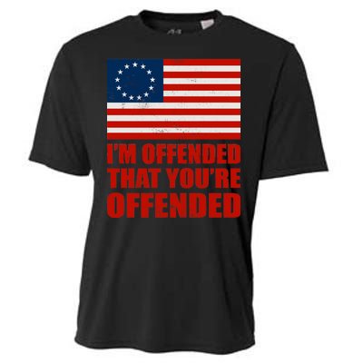 Betsy Ross I'm Offended That You're Offended Cooling Performance Crew T-Shirt