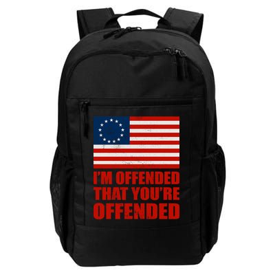 Betsy Ross I'm Offended That You're Offended Daily Commute Backpack