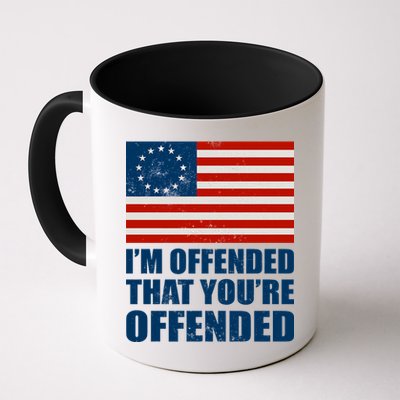 Betsy Ross I'm Offended That You're Offended Mug