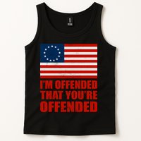 Betsy Ross I'm Offended That You're Offended Tank Top