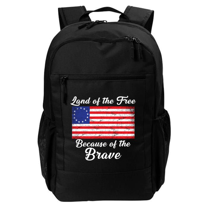 Betsy Ross Land Of The Free Because Of The Brave Backpack