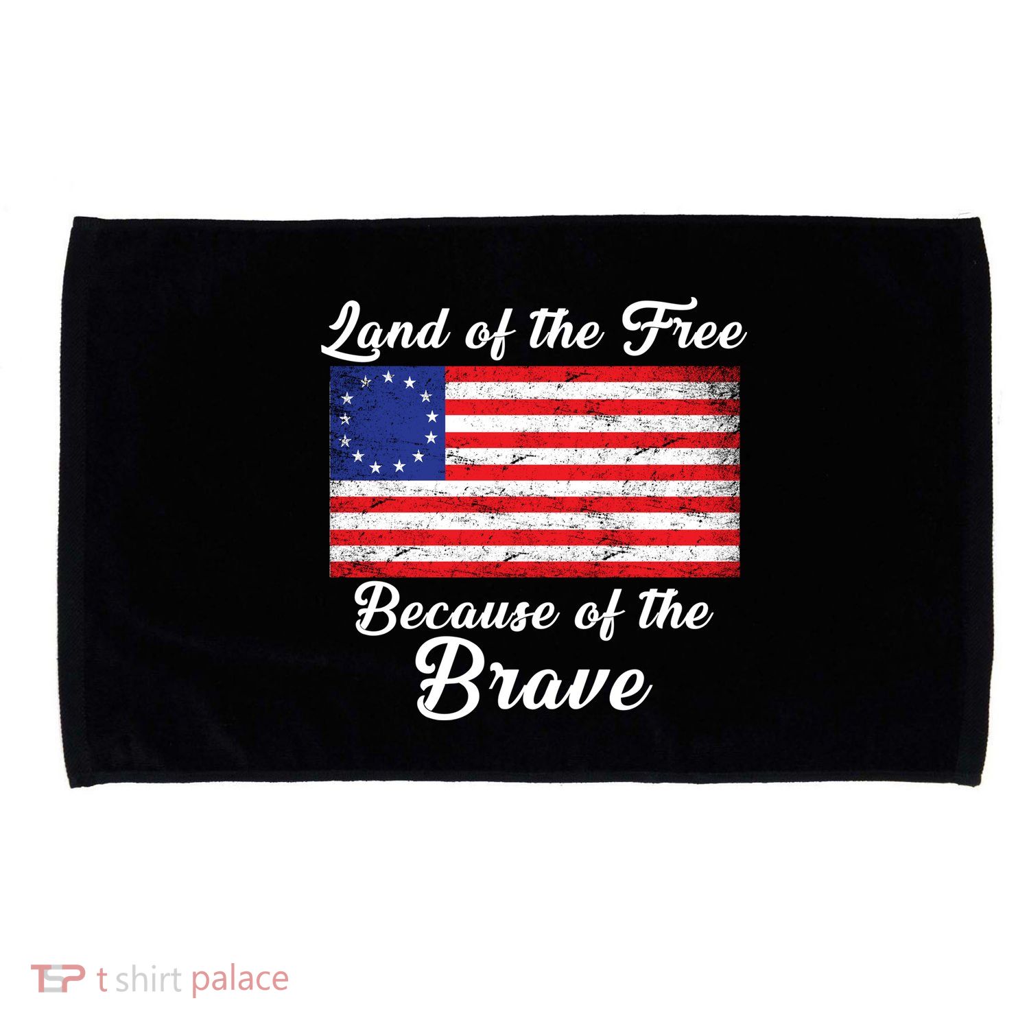 Betsy Ross Land Of The Free Because Of The Brave Microfiber Hand Towel