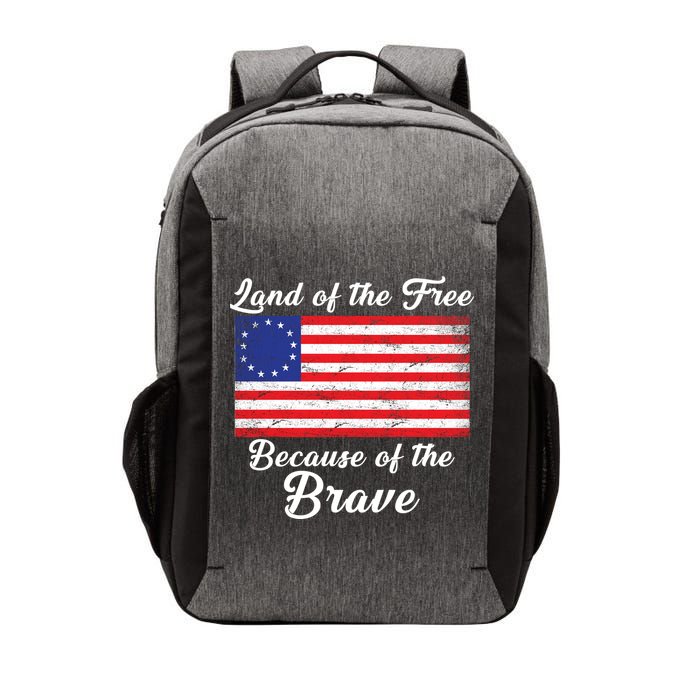 Betsy Ross Land Of The Free Because Of The Brave Vector Backpack