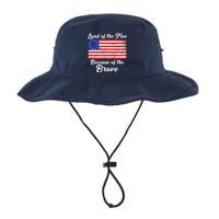 Betsy Ross Land Of The Free Because Of The Brave Bucket Hat