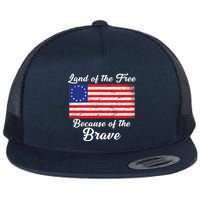Betsy Ross Land Of The Free Because Of The Brave Flatbill Hat