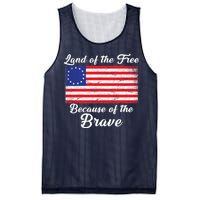 Betsy Ross Land Of The Free Because Of The Brave Mesh Reversible Basketball Jersey Tank