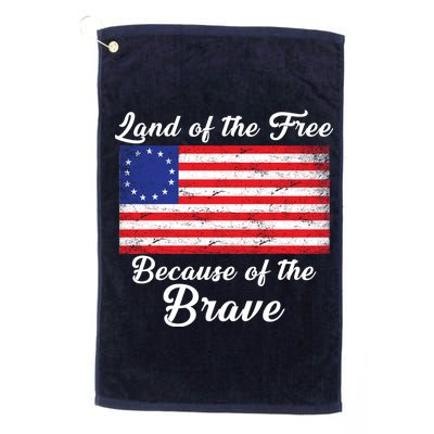 Betsy Ross Land Of The Free Because Of The Brave Platinum Collection Golf Towel