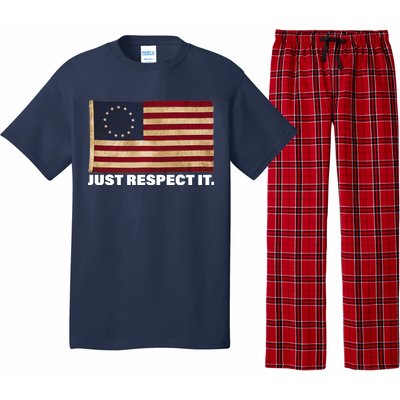 Betsy Ross Original Colonies Just Respect It Pajama Set