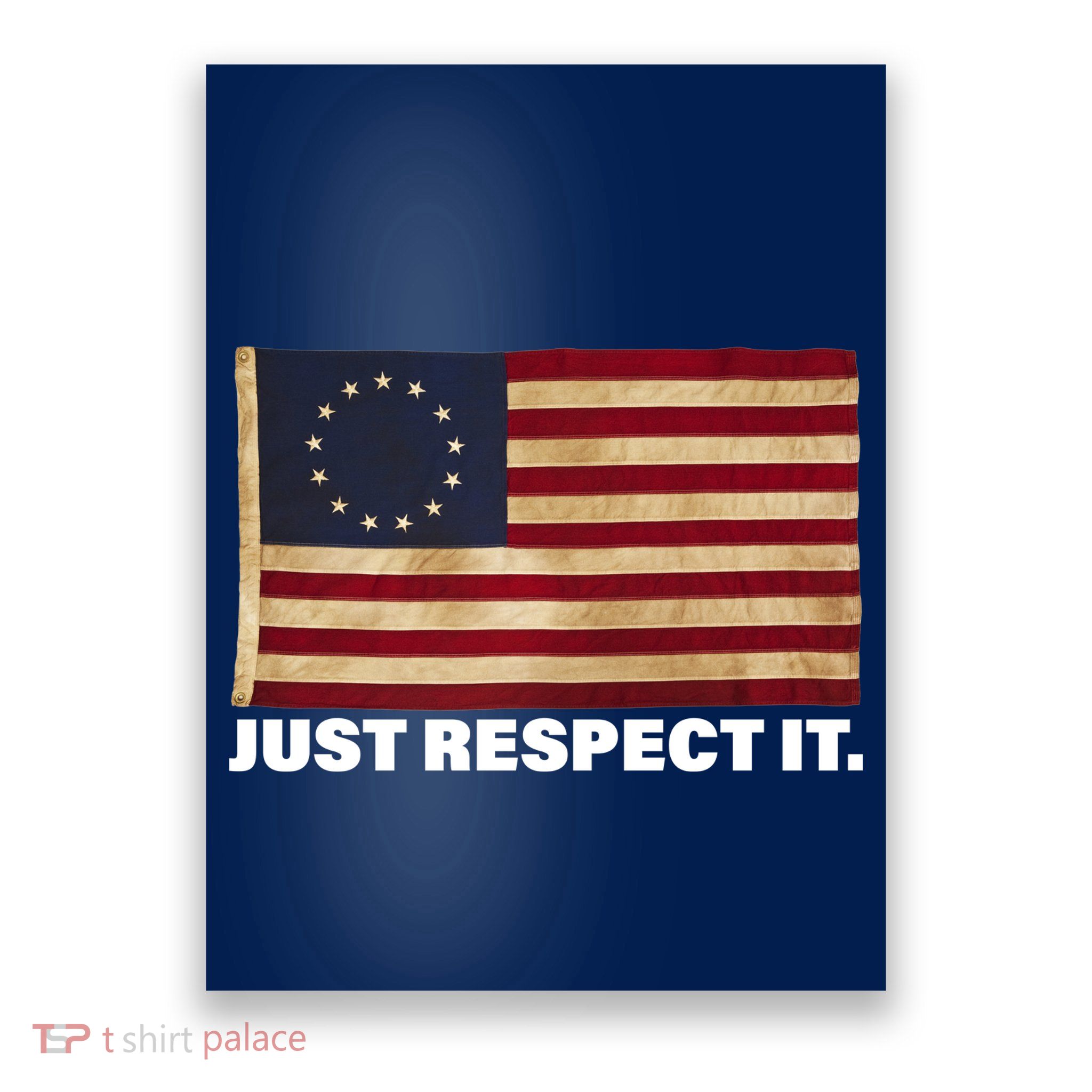 Betsy Ross Original Colonies Just Respect It Poster