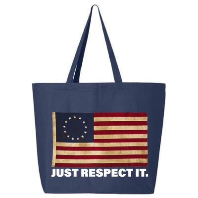 Betsy Ross Original Colonies Just Respect It 25L Jumbo Tote