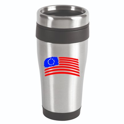 Betsy Ross Original Painted Flag 16oz Travel Tumbler