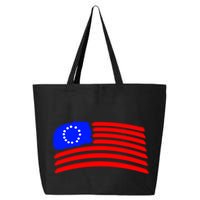 Betsy Ross Original Painted Flag 25L Jumbo Tote