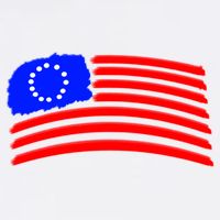 Betsy Ross Original Painted Flag Adult Drive Performance Visor
