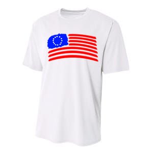 Betsy Ross Original Painted Flag Performance Sprint T-Shirt