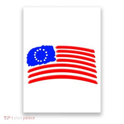Betsy Ross Original Painted Flag Poster